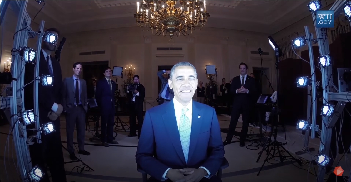 A Presidential 3D Portrait - 3D Scanning Barack Obama